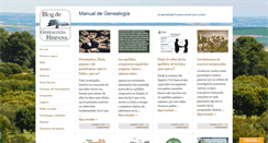 Desktop Screenshot of genealogiahispana.com